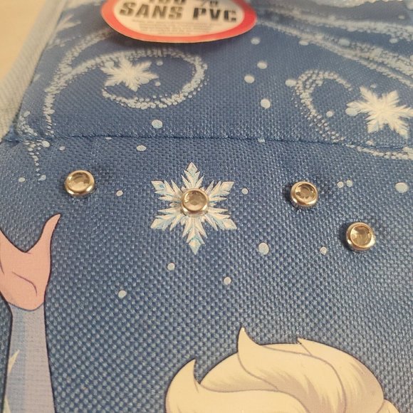Thermos Frozen Lunch Bag Ice Cube Box Elsa Ana Olaf NEW NWT PVC FREE Blue Girl's - Picture 11 of 15